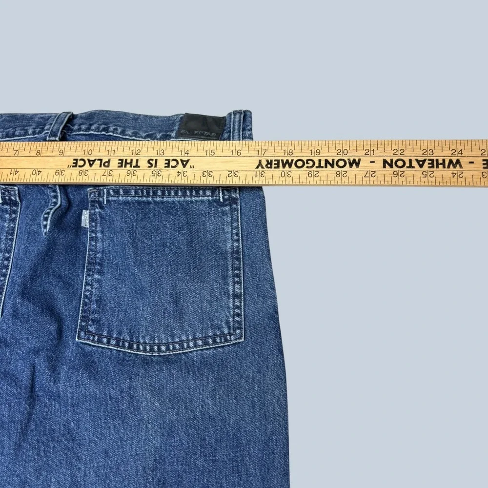 Levis SilverTab Boot Fit Jeans Mens 32x30 Blue Denim Bootcut Baggy 90s Style